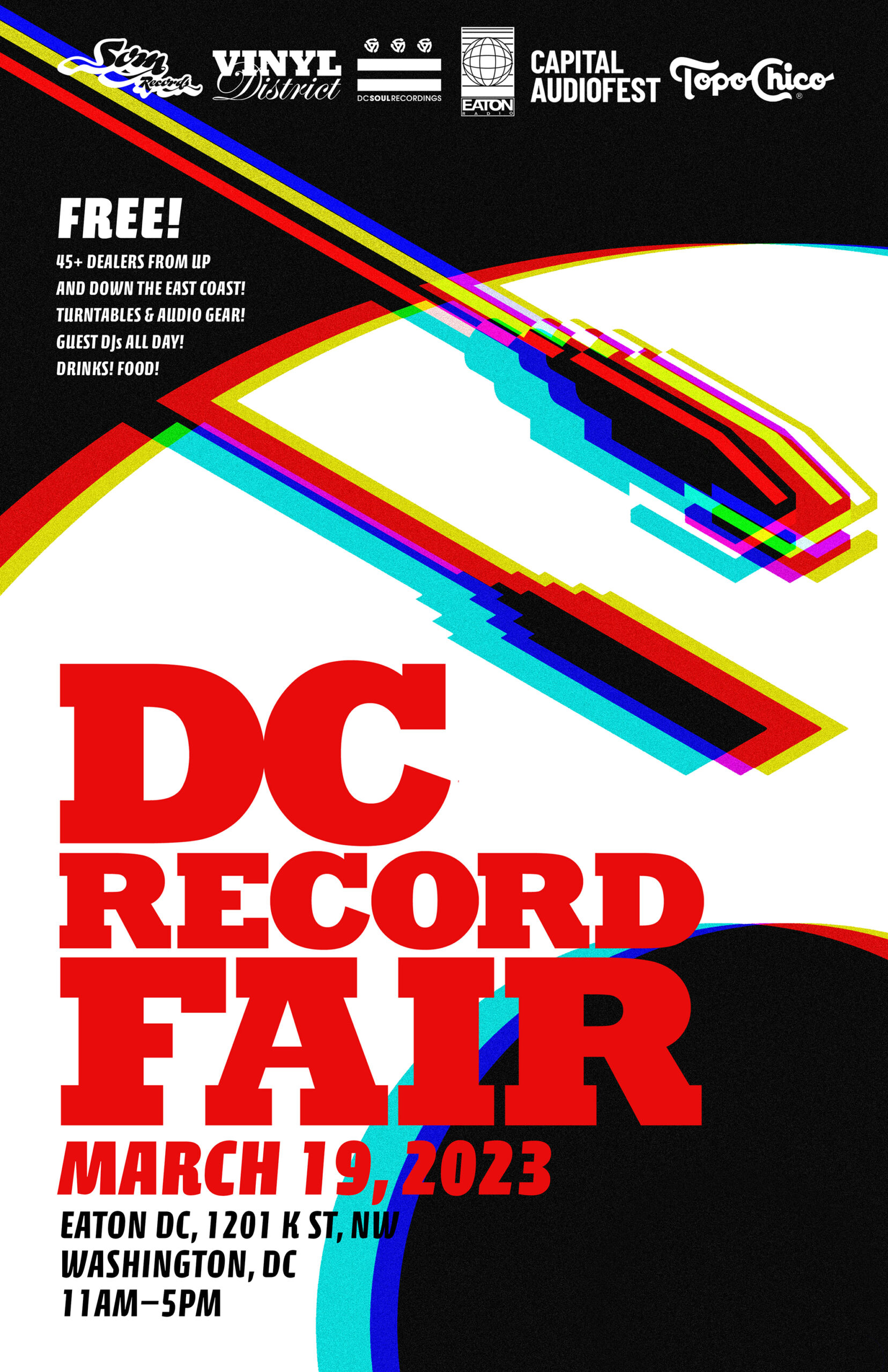 The DC Record Fair returns to Eaton DC, Sunday 3/19